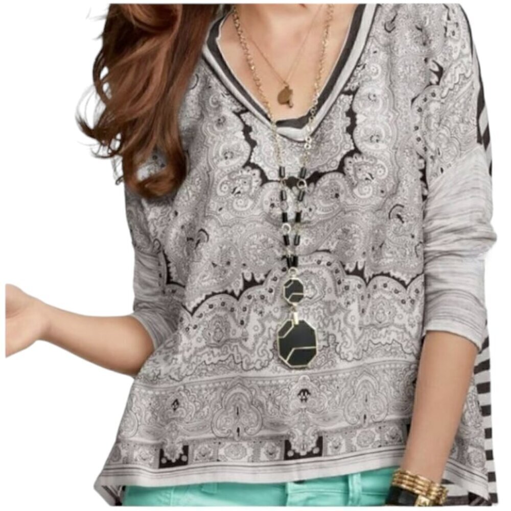 Cabi Style 347 Silk Scarf Blouse, Medium